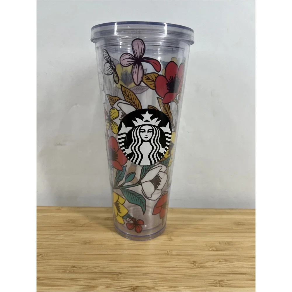 Starbucks Venti 24oz‎ Tumbler - Flower Floral (2019 Spring Edition) Used